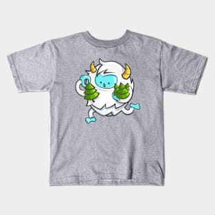 Yeti Trees Kids T-Shirt